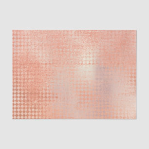 Pink Rose Gold Metallic Blush Peach Coral Tissue Paper