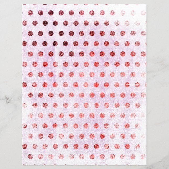 Pink & Rose Gold Spotted Paper (Front)