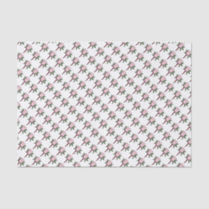 Pink Rose Groom Wedding Boutonniere Flower Tissue Paper