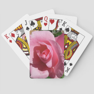 Pink Rose III Garden Floral Playing Cards