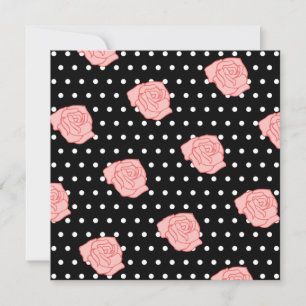 Pink Rose Invitations