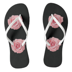 Pink rose jandals