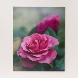 Pink Rose Jigsay Puzzle with Roses