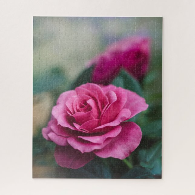 Pink Rose Jigsay Puzzle with Roses (Vertical)