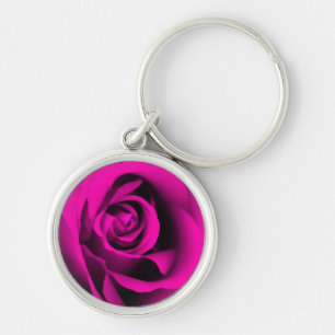 Pink Rose Key Chain