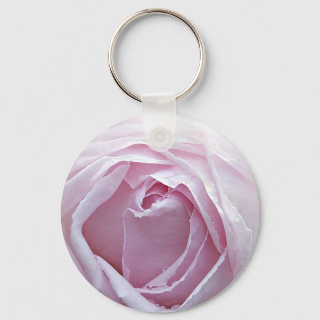 Pink rose key ring (Front)