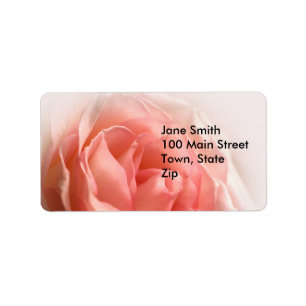 Pink Rose Labels