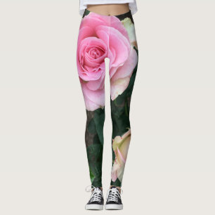 Pink Rose Leggings
