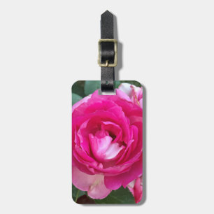 Pink Rose Luggage Tag