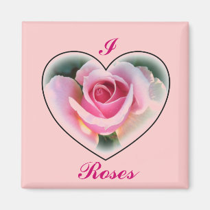 Pink Rose Magnet