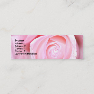 Pink Rose, Mini Business Card