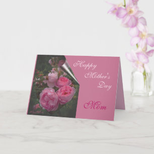 Pink Rose Mother's Day Greeting Card