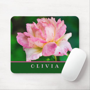 Pink Rose Mouse Pad