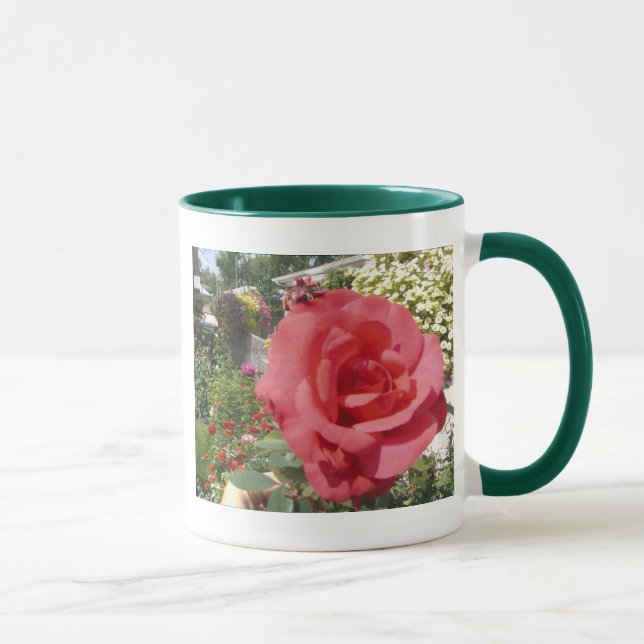 Pink Rose Mug (Right)