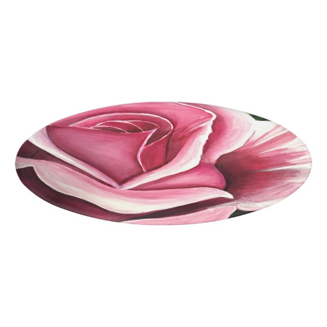 Pink Rose Name Tag (Front)