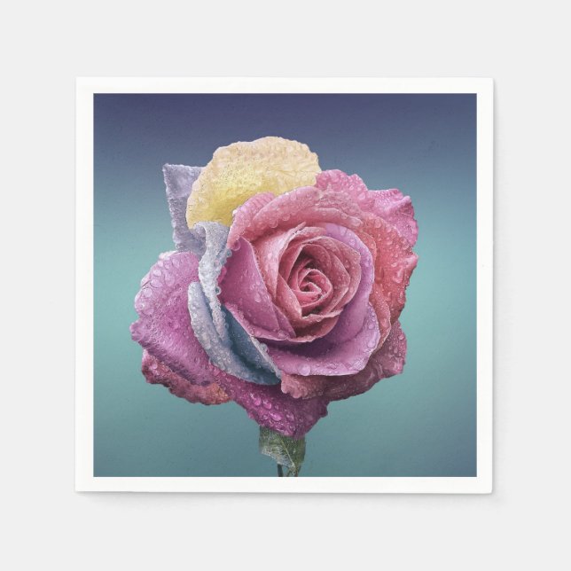 Pink Rose  Napkins (Front)