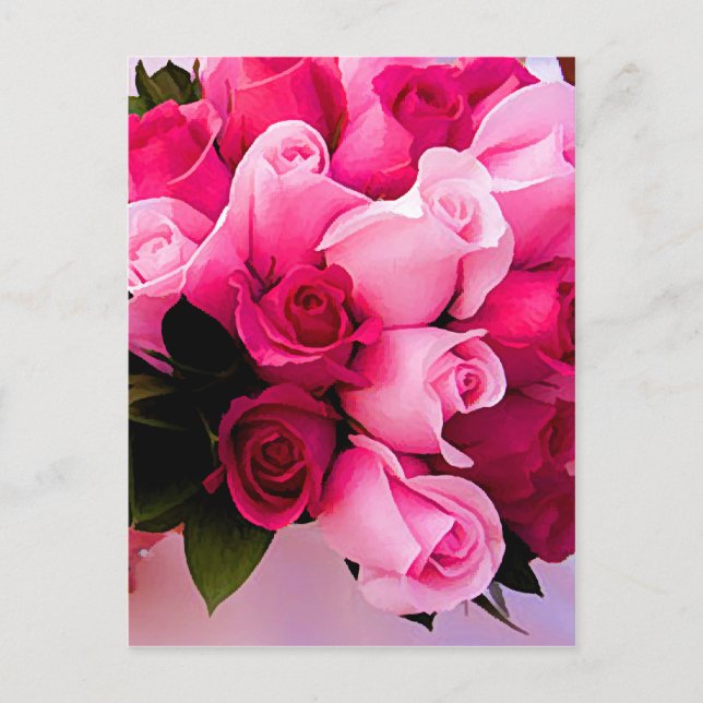 Pink Rose Note Cards (Front)