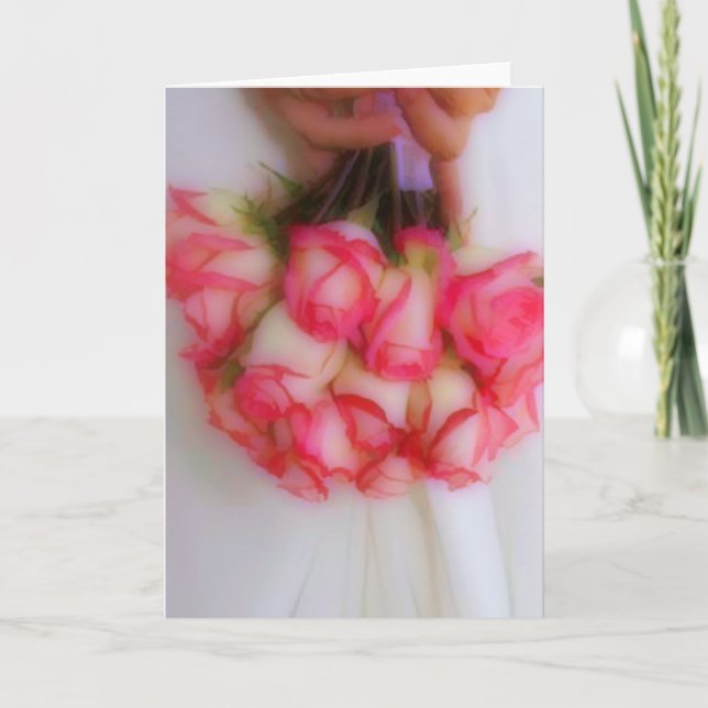 Pink Rose Note Cards (Front)