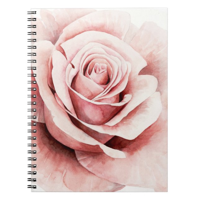 Pink Rose Notebook (Front)