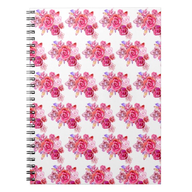 Pink Rose Notebook (Front)