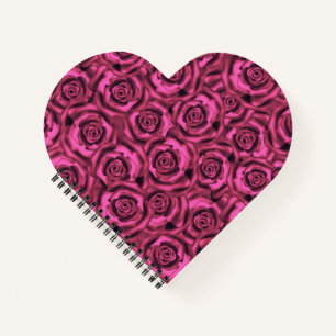 Pink rose notebook