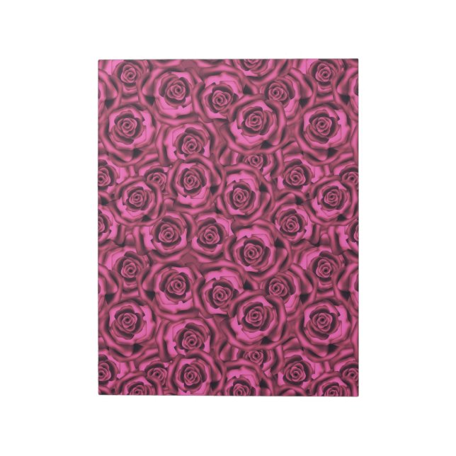 Pink rose notepad (Rotated)
