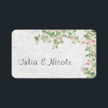 Pink Rose Old Wall Vintage Style Journal Wedding Place Card<br><div class="desc">Beautiful Invitation to celebrate Special occasions and festivals comes with digital and E-invitation as per your request. We would love to replicate our designs to make multiple products like rsvp cards, labels envelopes, and more. Customisation is available for ready to print on request at info@shamaurcreatif@gmail.com. Look Forward to hearing from...</div>