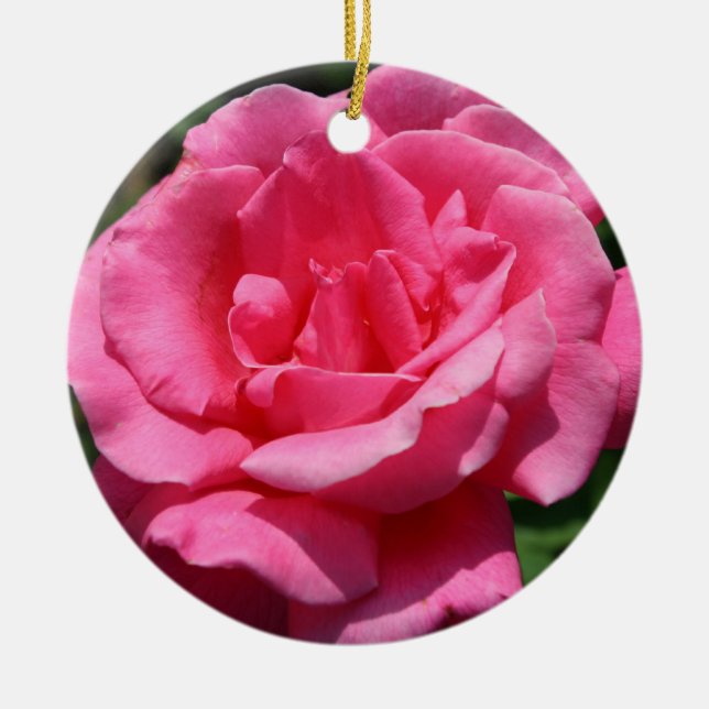 Pink Rose Ornament (Front)