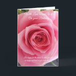 Pink Rose Personalised Wife Birthday Card<br><div class="desc">Greeting card pink rose wife birthday card. Customise this birthday card with any text then have it printed and sent to you or instantly download it to your mobile device. Should you require any help with customising then contact us through the link on this page. Floral photography personalised wife birthday...</div>