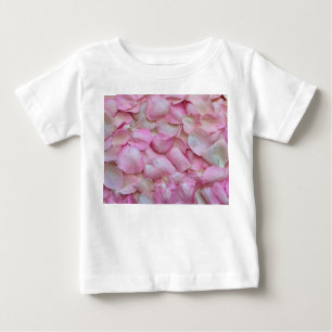 Pink Rose Petals Baby T-Shirt