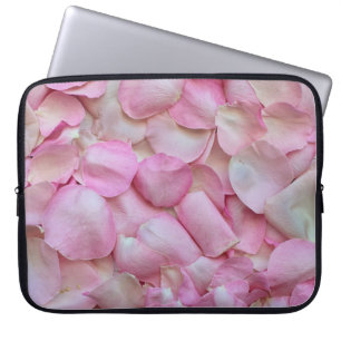 Pink Rose Petals Laptop Sleeve