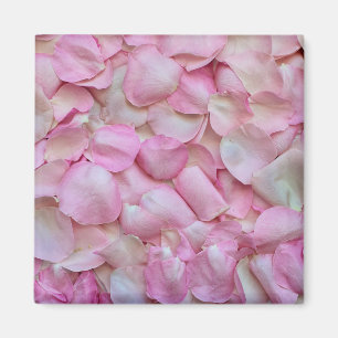 Pink Rose Petals Magnet