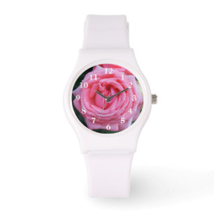 Pink Rose Petals Watch