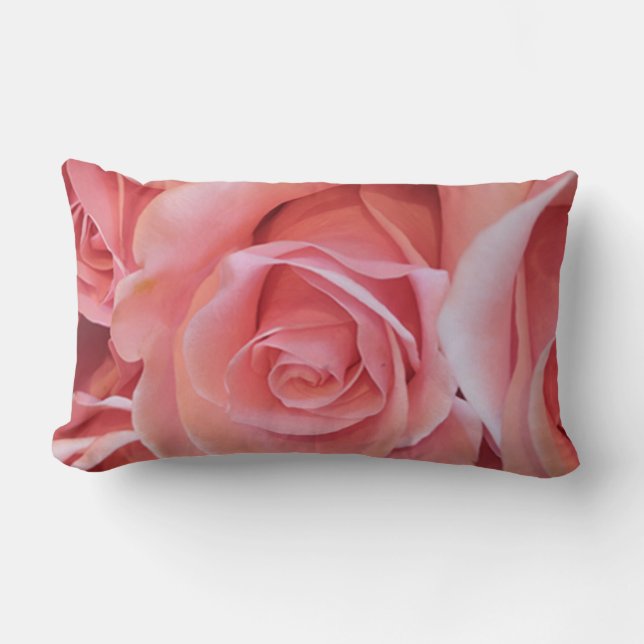 Pink Rose Pillow (Front)