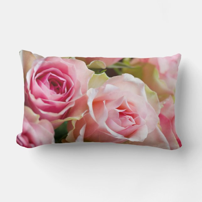 Pink Rose Pillow (Front)