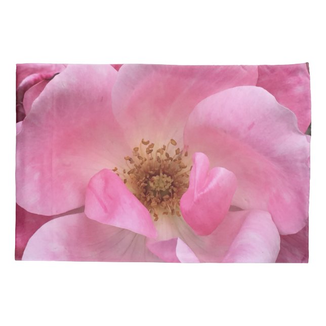Pink Rose Pillowcase (Back)