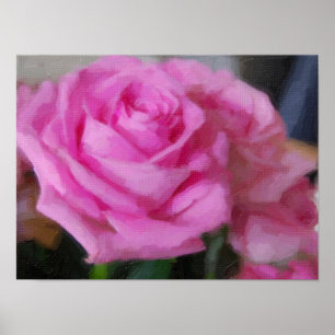 Pink Rose Poster