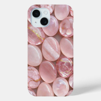 Pink Rose Quartz Crystals Aesthetic Phone Case