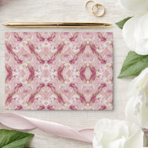 Pink Rose Quartz Marble Envelope