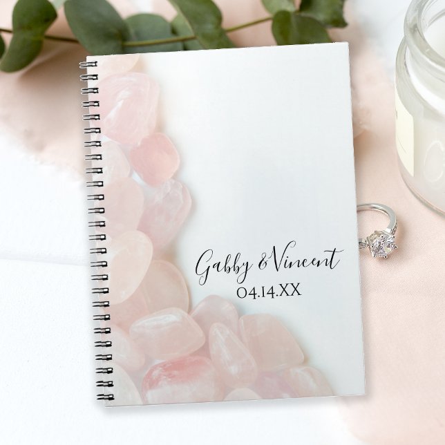 Pink Rose Quartz Wedding Guest Book (Creator Uploaded)