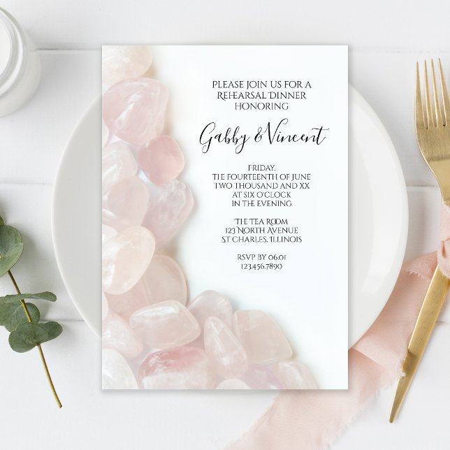 Pink Rose Quartz Wedding Menu (Creator Uploaded)