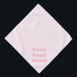 Pink Rose Soft Pale White Pastel Solid Colour Bandana<br><div class="desc">Pet Bandanna printed with Pink Rose Soft Pale White Pastel Solid Colour background illustration and select products by TheFabricSeal print on demand shop at Zazzle.com #ZazzleMade https://www.zazzle.com/store/thefabricseal TheFabricSeal©️Original.  Pastel Pink Rose Colour is a soft, warm hue that blends the gentle blush of a blooming rose with the subtlety of a...</div>