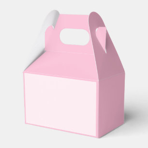Pink Rose Soft Pale White Pastel Solid Colour Favour Box