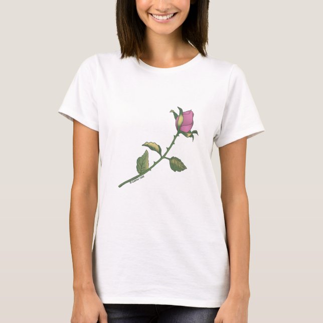 Pink Rose t-shirt (Front)