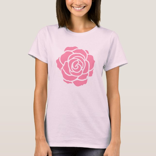 Pink Rose T-Shirt (Front)
