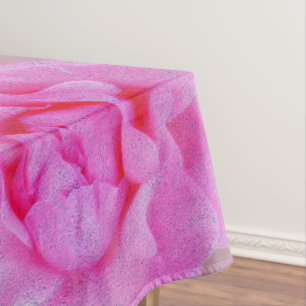 pink rose tablecloth