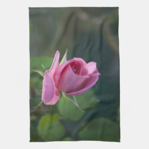 Pink Rose Tea Towel