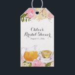 Pink Rose Teacup Bridal Shower Gift Tags<br><div class="desc">Matching collection in the Little Bayleigh store. We have used artwork from: www.createthecut.com</div>