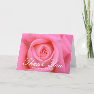 Pink Rose Thank You
