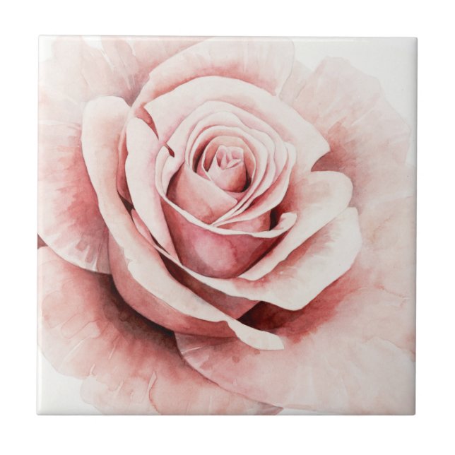 Pink Rose Tile (Front)